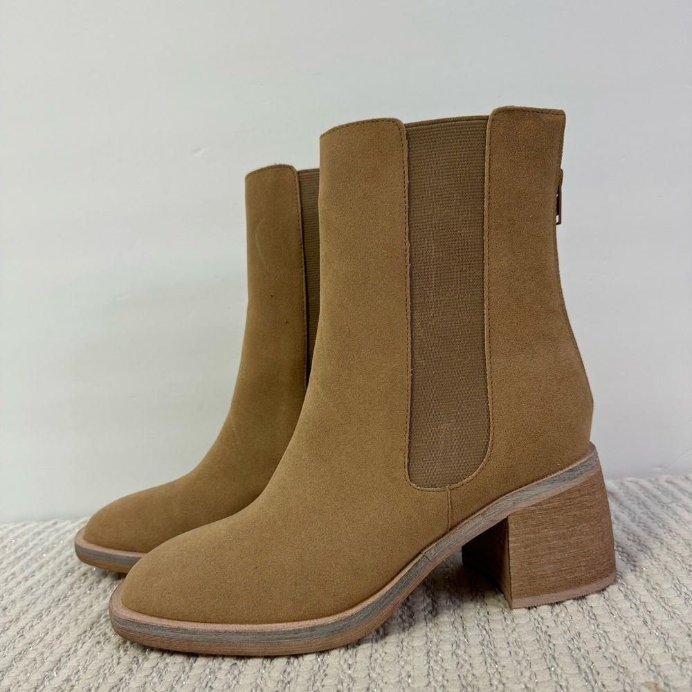 Tan Heeled Boots